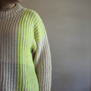 Louie & Lola Yarns Overlay Sweater & Vest Kits - Cormo Fingering & Mohair Silk Lace - Kit 5
