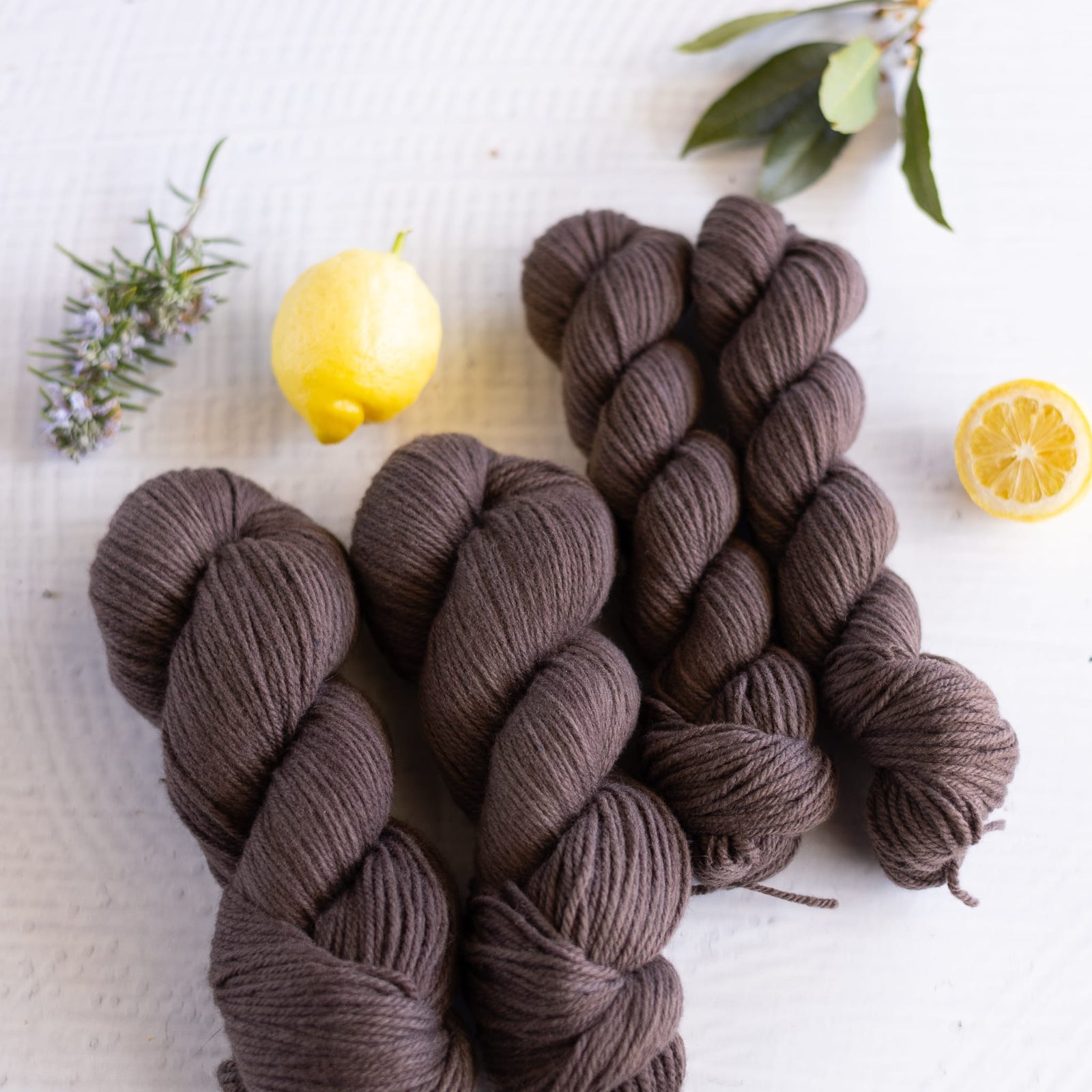 Louie & Lola Yarns Polwarth DK - Cool Brown Prototype Batch