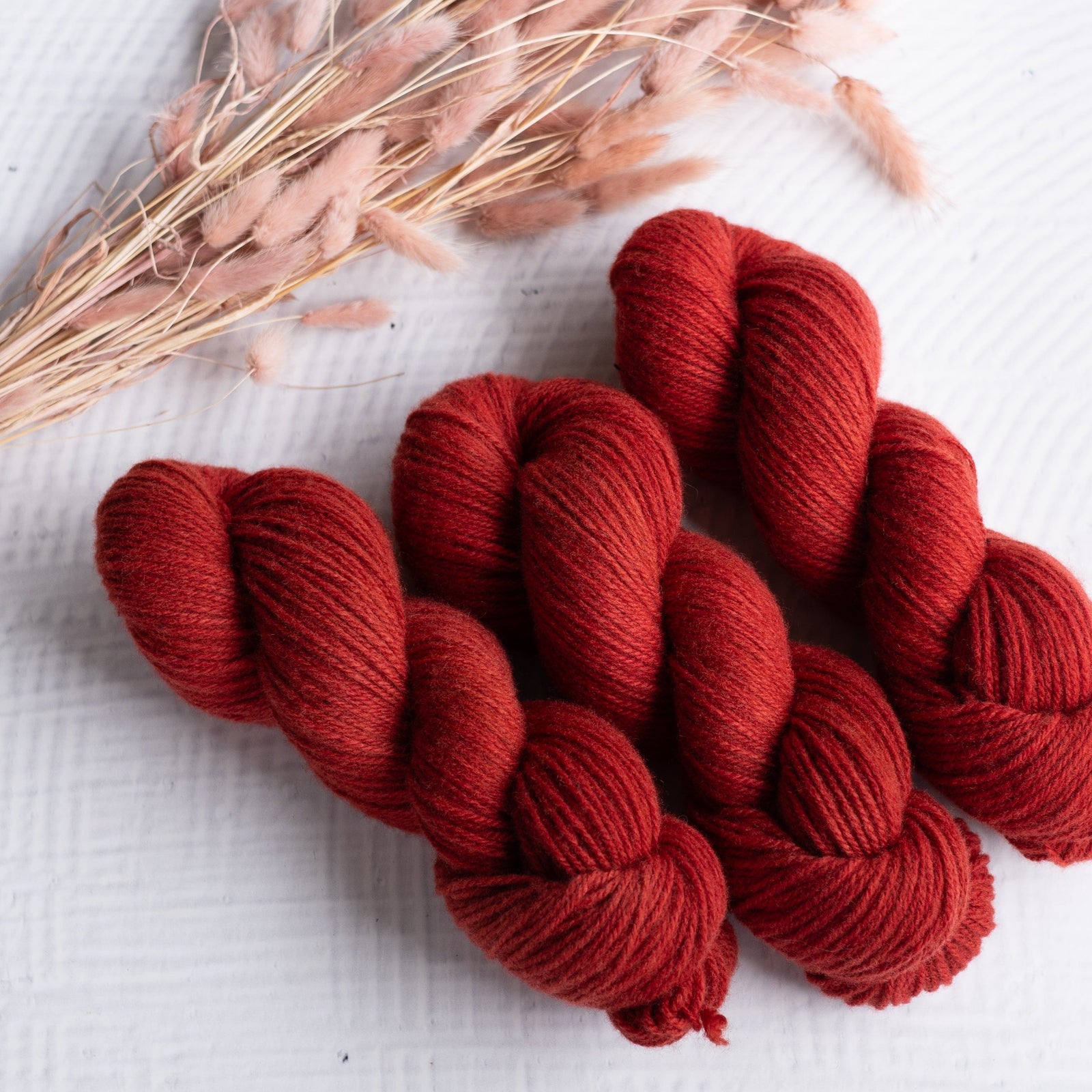Louie & Lola Yarns Polwarth DK - Tonals Collection - Barn Red
