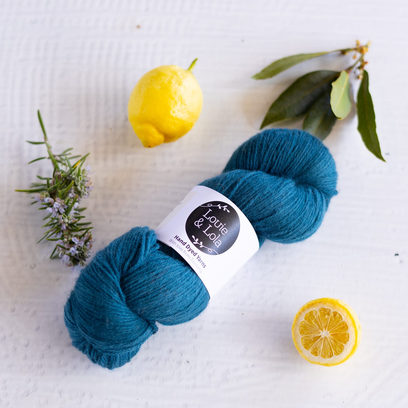 Louie & Lola Yarns Polwarth Fingering - Blue Spruce