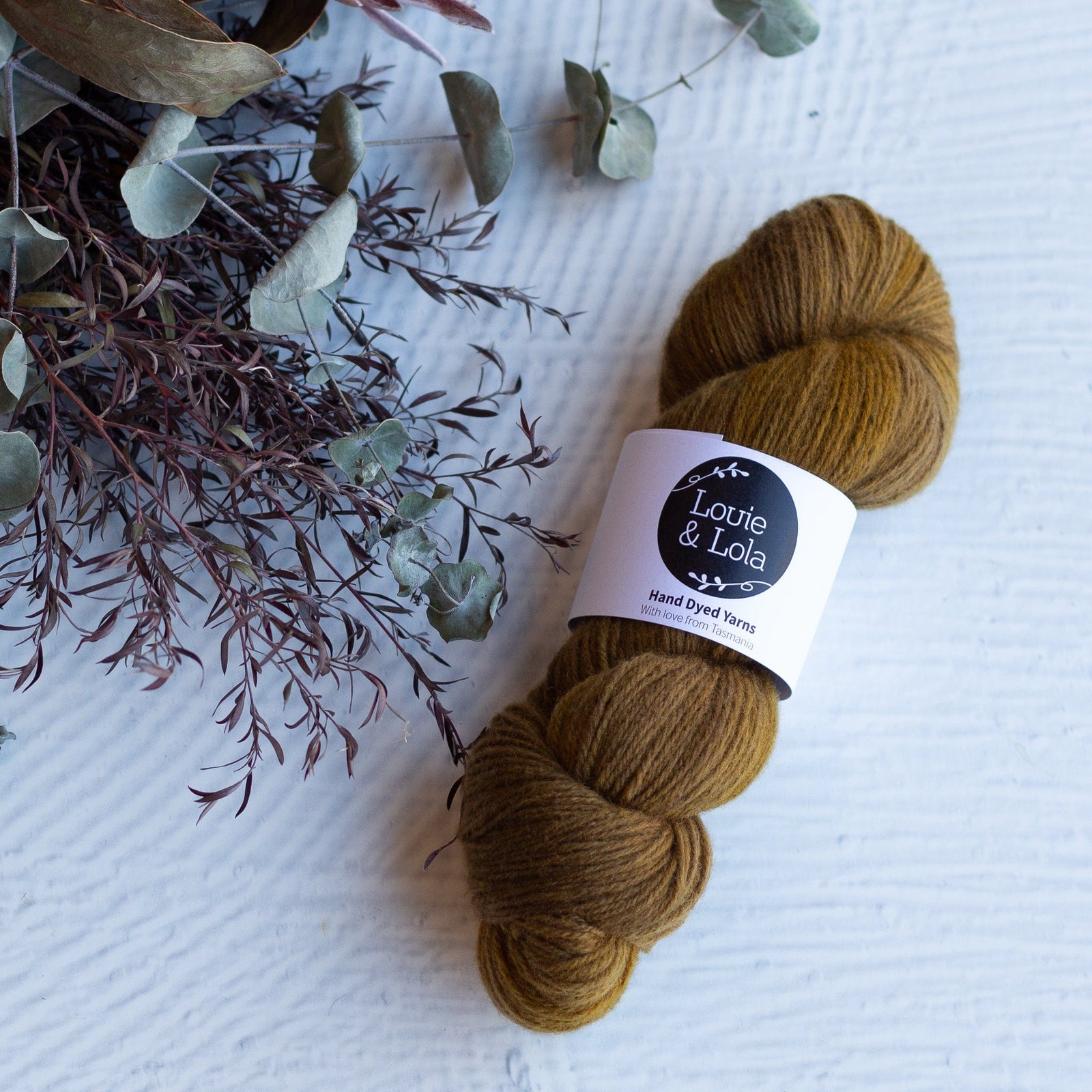 Louie & Lola Yarns Polwarth Fingering - Bronze