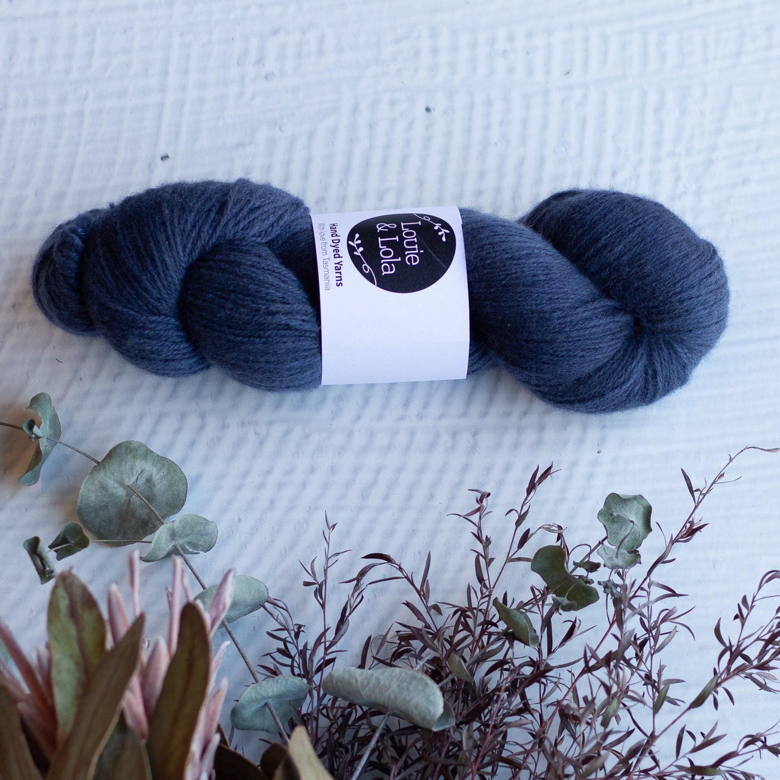 Louie & Lola Yarns Polwarth Fingering - Denim