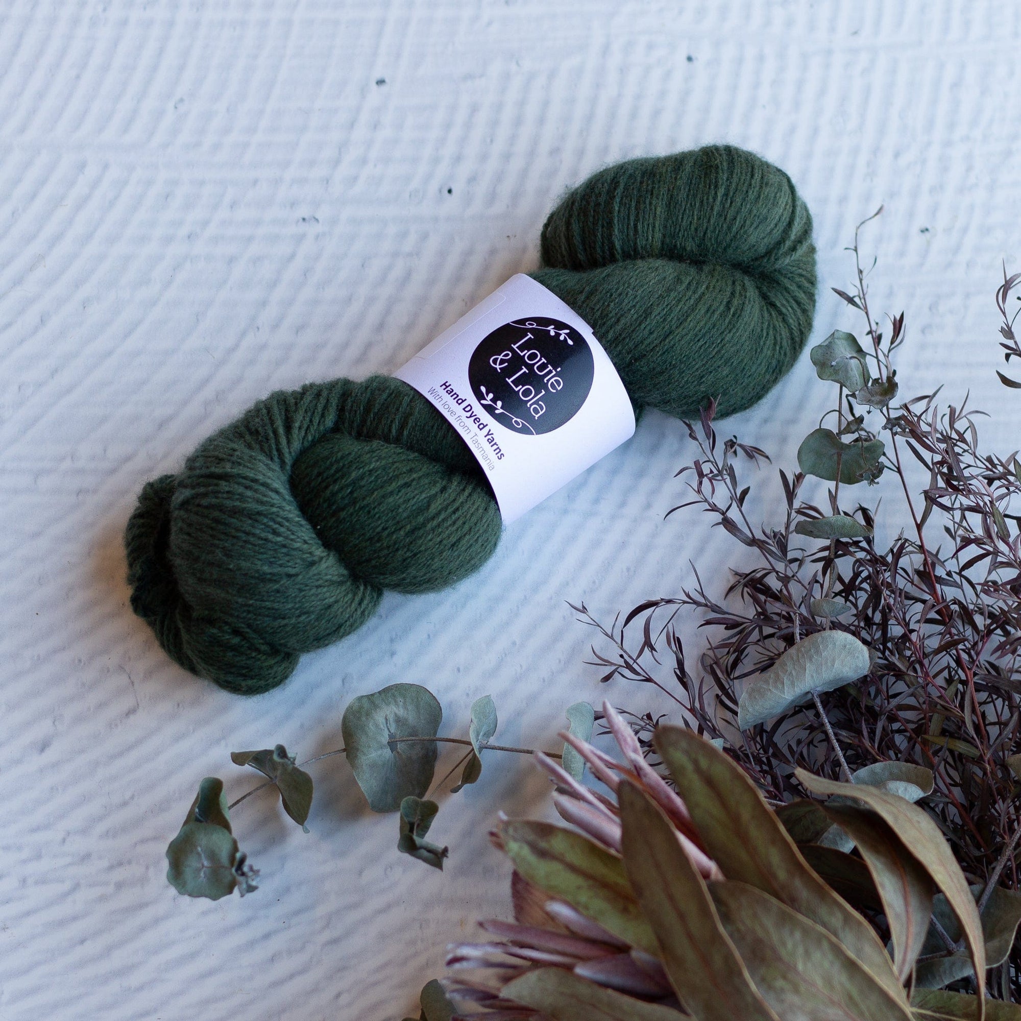 Louie & Lola Yarns Polwarth Fingering - Myrtle Forest