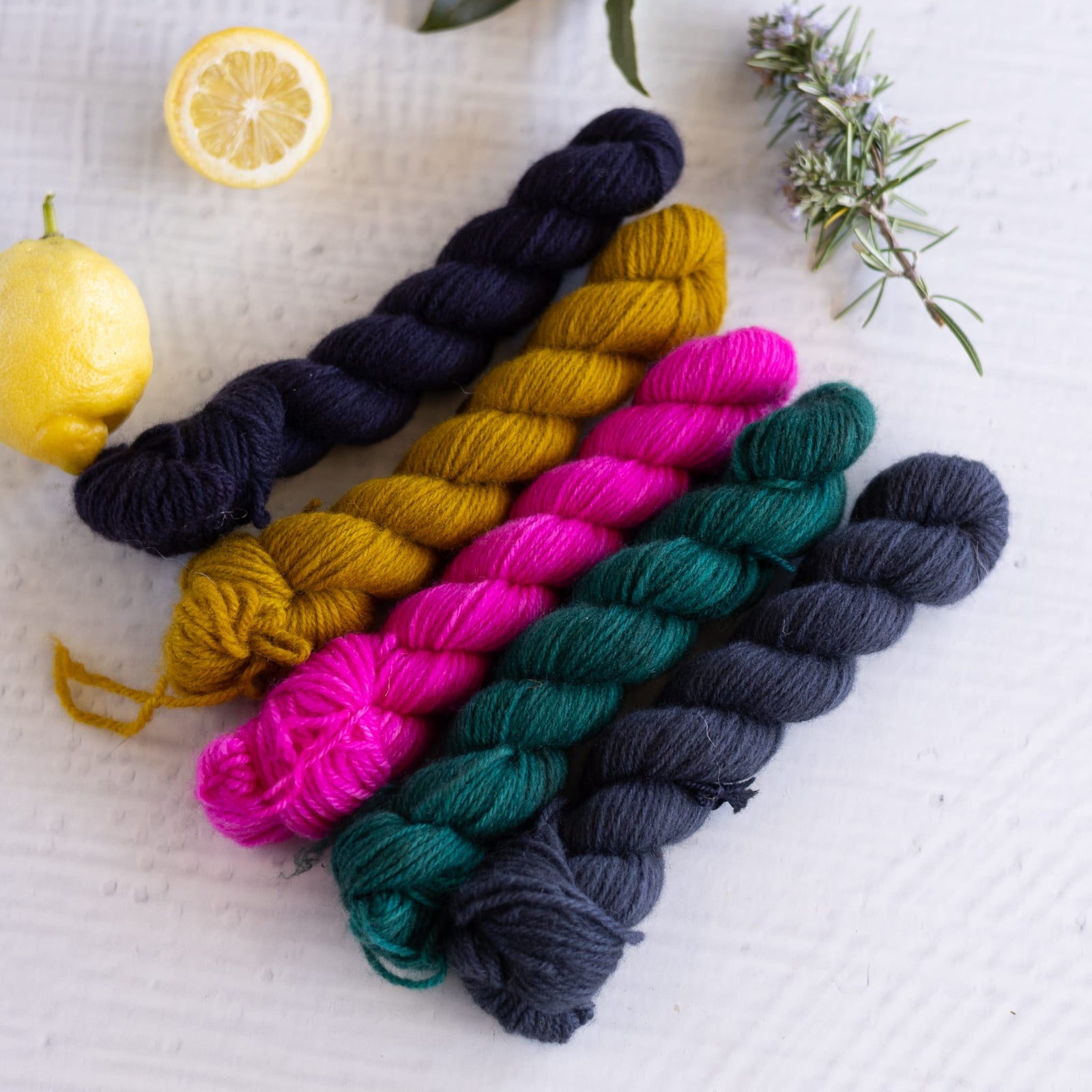Louie & Lola Yarns Polwarth Fingering - OOAK Mini Skein Set