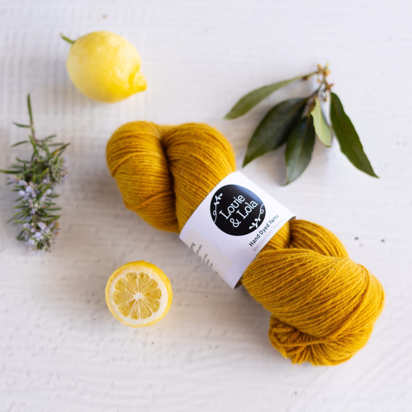 Louie & Lola Yarns Polwarth Fingering - Sunshine