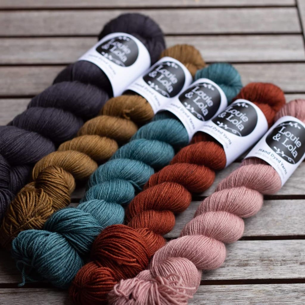 Louie & Lola Yarns Recollect Cowl - Merino Fingering Yarn Kit