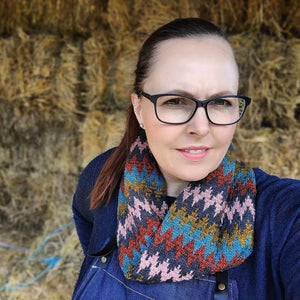 Louie & Lola Yarns Recollect Cowl - Merino Fingering Yarn Kit