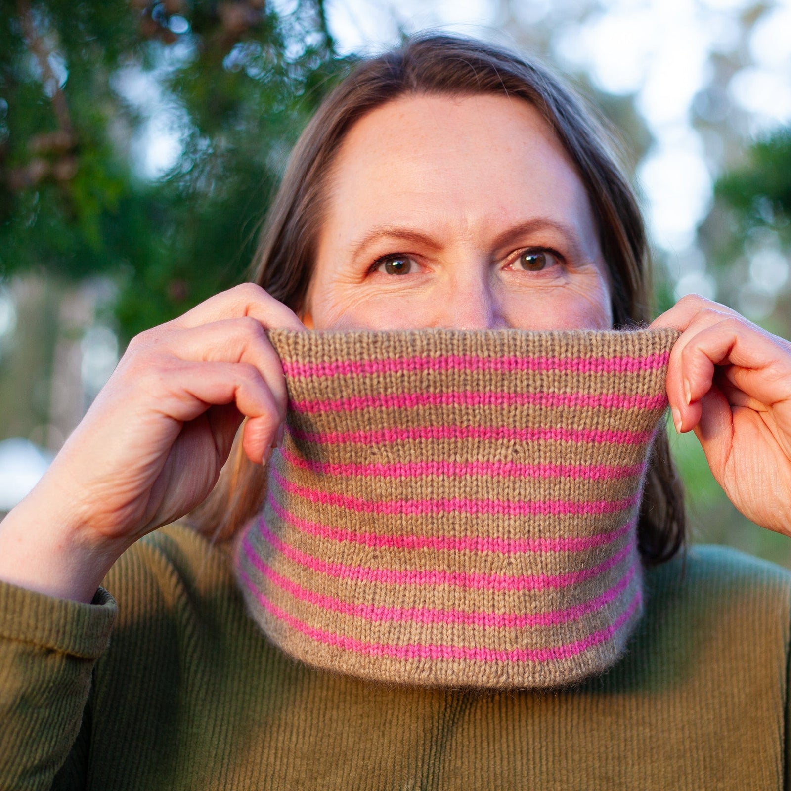 Louie & Lola Yarns Rollo Double Cowl - Merino Possum Kit