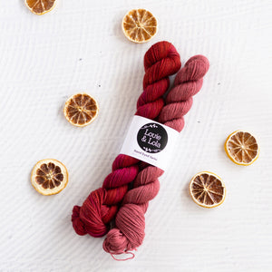 Louie & Lola Yarns Set 1 Merino Yak Nylon Sock - Spiced Cider Set