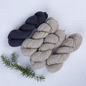 Louie & Lola Yarns Sizes 1-2 / Ink Lumme Sweater Yarn Kit PRE-ORDER