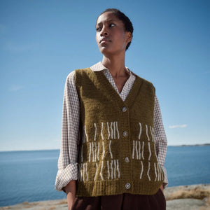 Louie & Lola Yarns Snow Gum Vest - Yarn Kit PRE-ORDER