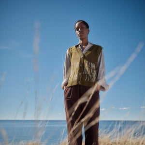 Louie & Lola Yarns Snow Gum Vest - Yarn Kit PRE-ORDER
