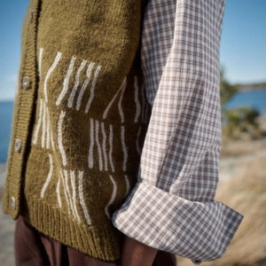 Louie & Lola Yarns Snow Gum Vest - Yarn Kit PRE-ORDER