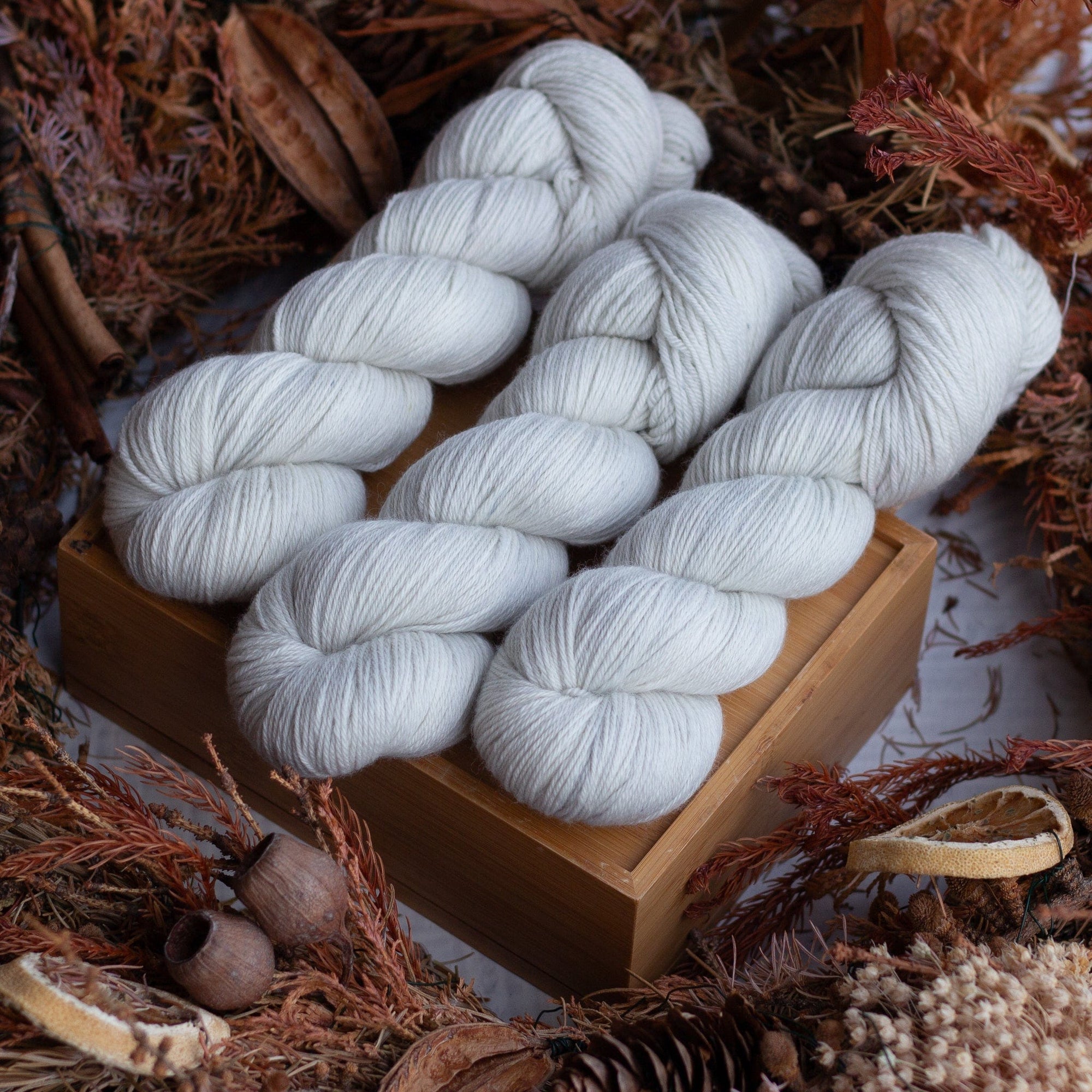 Louie & Lola Yarns SRS Merino Fingering - Tassie Collection - First Frost