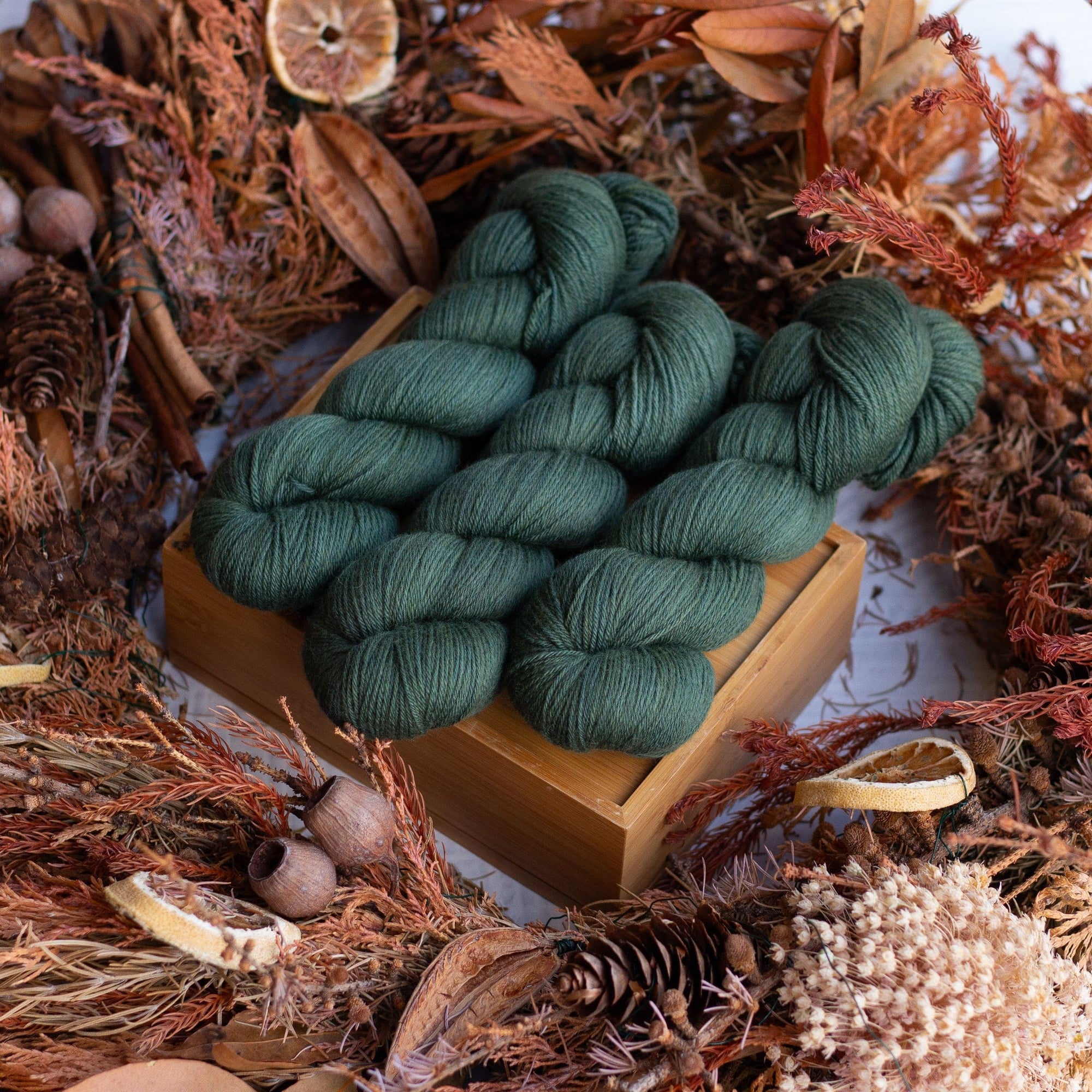 Louie & Lola Yarns SRS Merino Fingering - Tassie Collection - Myrtle Forest