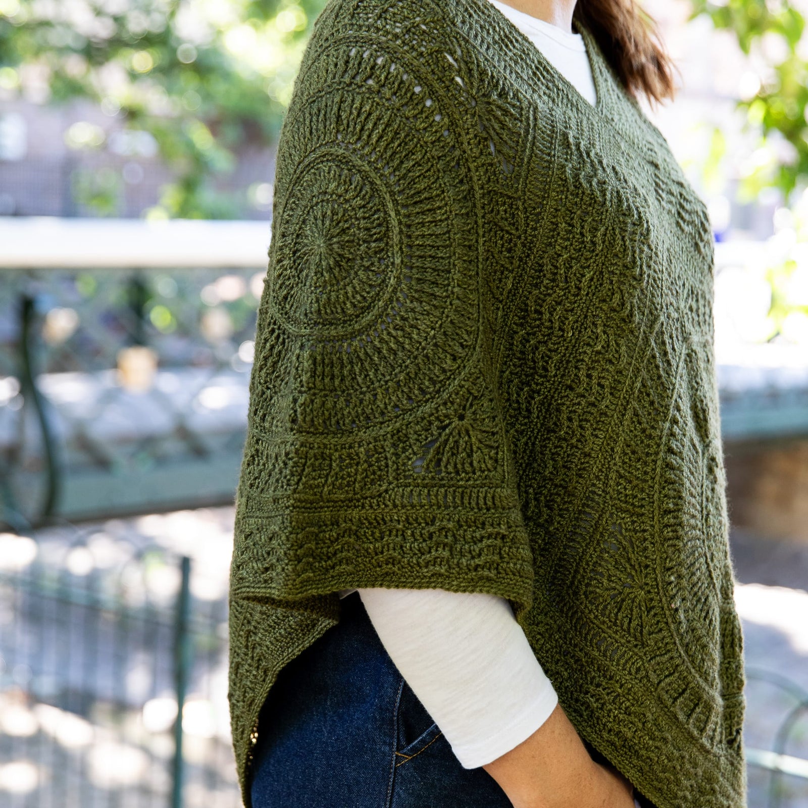 Louie & Lola Yarns Staple Poncho - Merino Silk Yak Yarn Kit PRE-ORDER