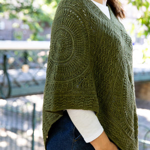 Louie & Lola Yarns Staple Poncho - Merino Silk Yak Yarn Kit PRE-ORDER