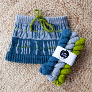 Louie & Lola Yarns Strathgordon Snow Gum Cowl - Yarn Kit PRE-ORDER