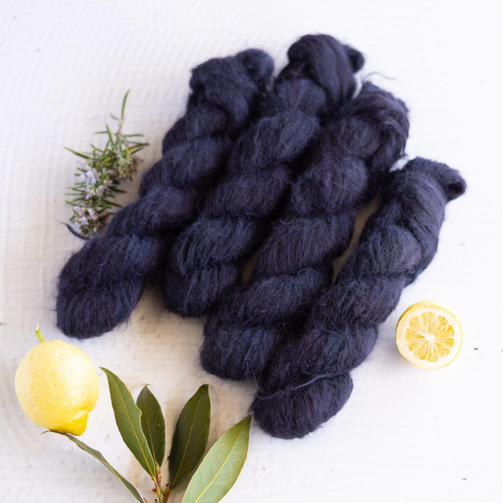 Louie & Lola Yarns Suri Silk Lace - Dark Navy OOAK Batch