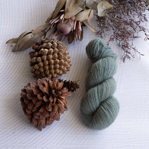 Louie & Lola Yarns Willow Sage Short Crimp Cowl Yarn Kit PRE-ORDER