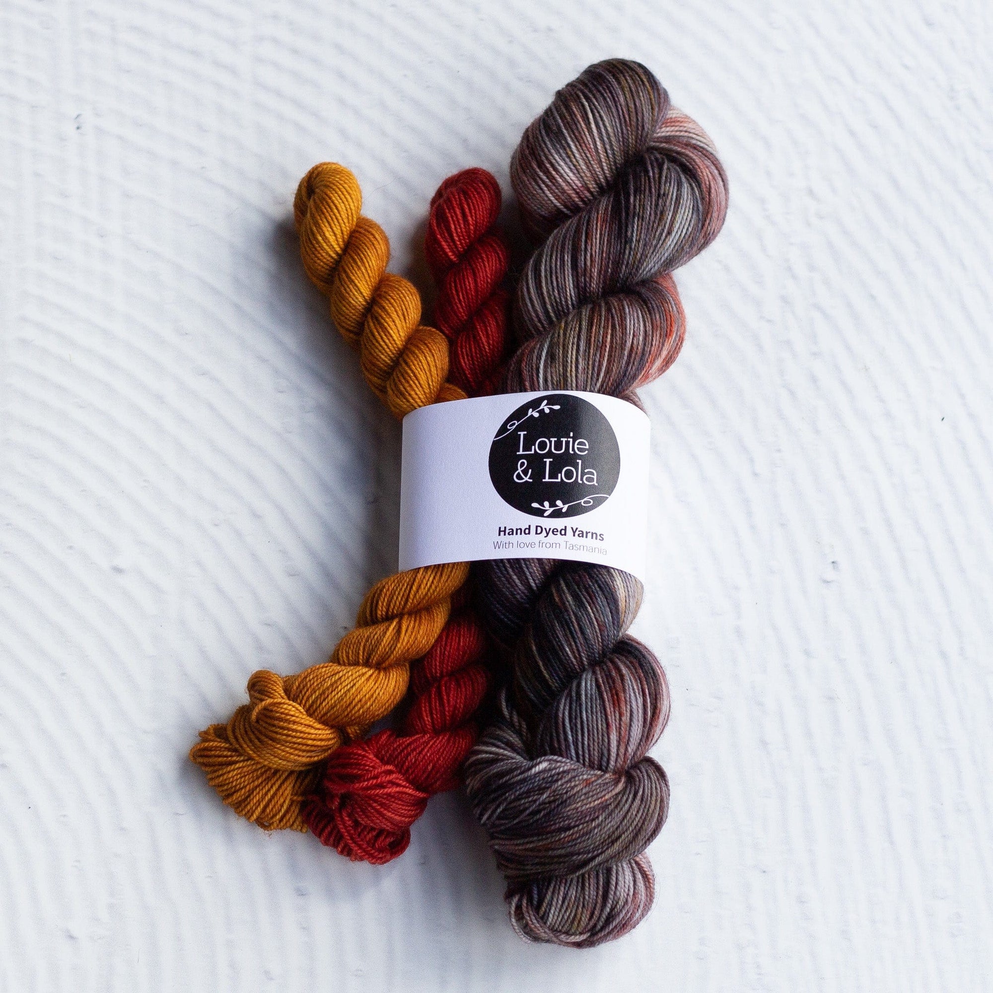 Louie & Lola Yarns Yarn Club Feather & Flock Yarn of the Month - January 2025 - Silver Blue Barnevelder