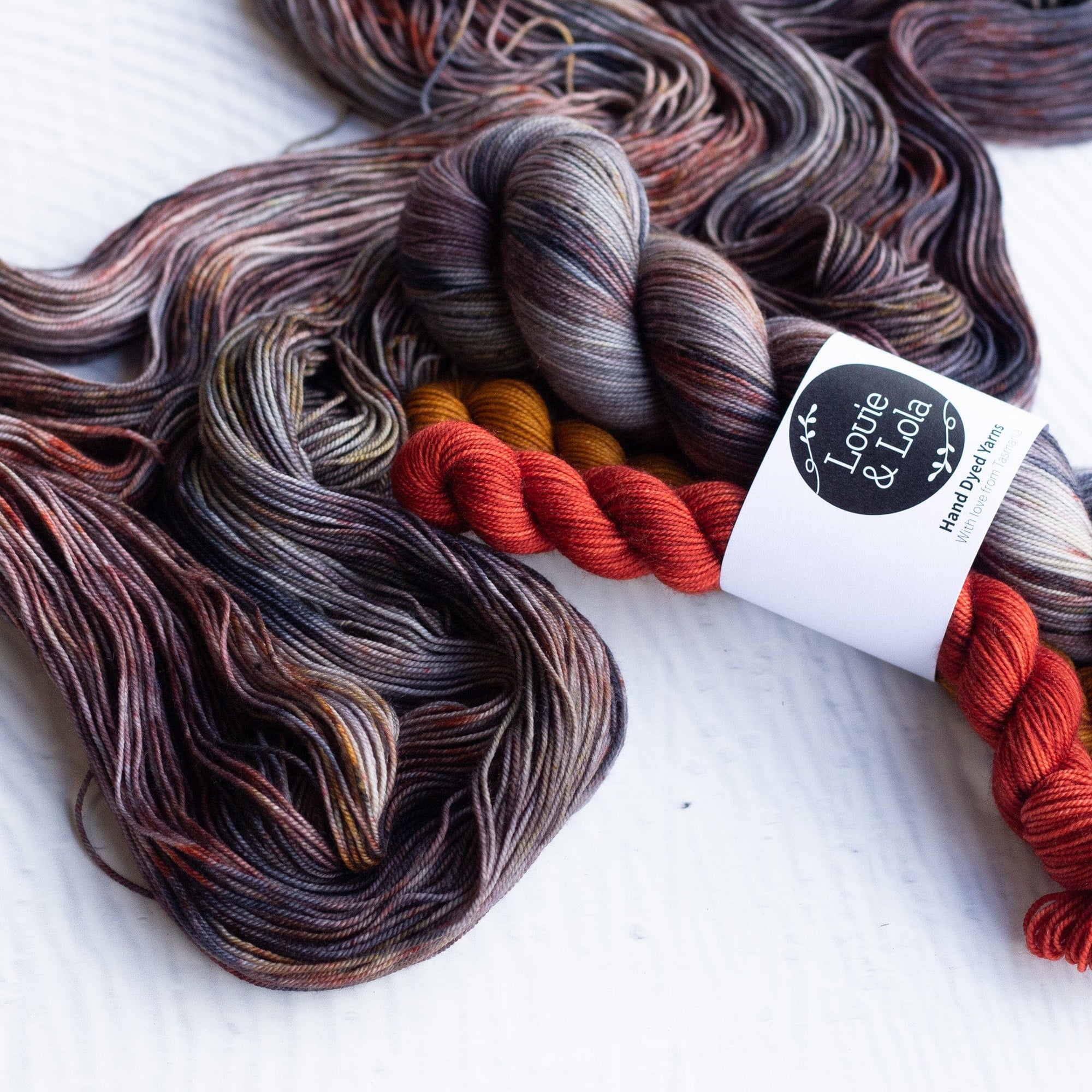Louie & Lola Yarns Yarn Club Feather & Flock Yarn of the Month - January 2025 - Silver Blue Barnevelder