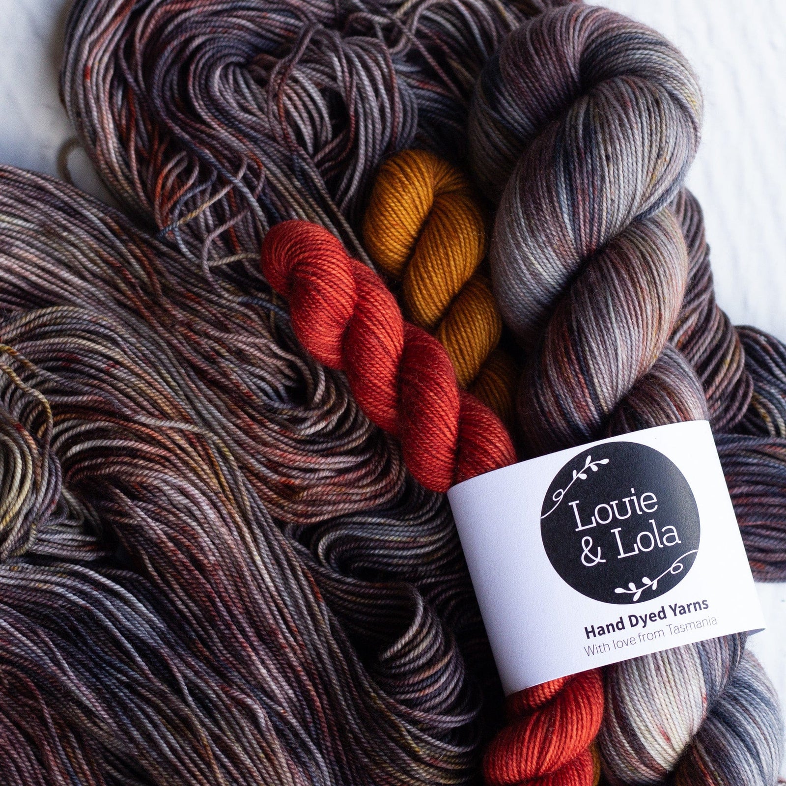 Louie & Lola Yarns Yarn Club Feather & Flock Yarn of the Month - January 2025 - Silver Blue Barnevelder