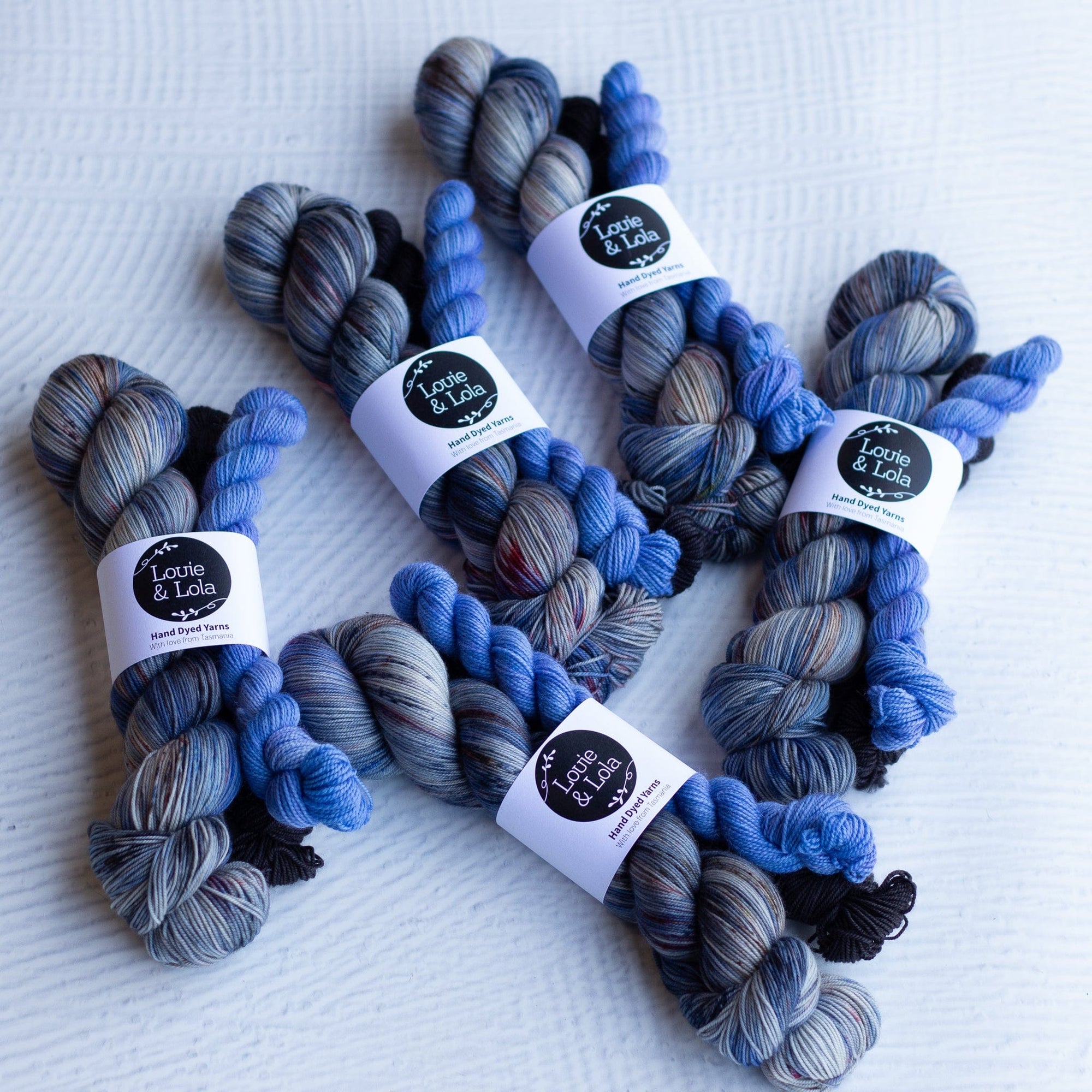Louie & Lola Yarns Yarn Club Flock & Feather Yarn of the Month - April 2025 - Blue Breese Rooster