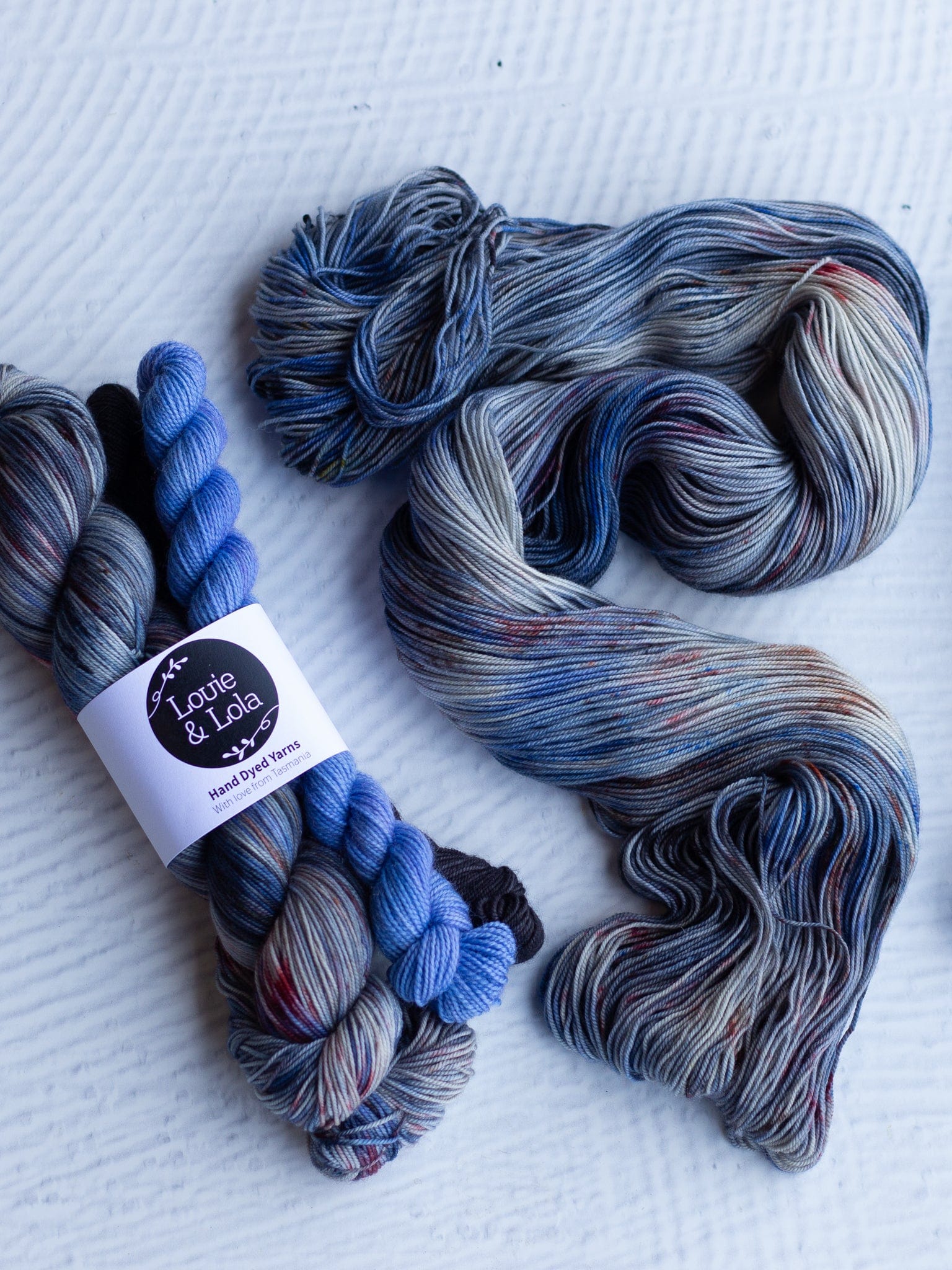 Louie & Lola Yarns Yarn Club Flock & Feather Yarn of the Month - April 2025 - Blue Breese Rooster