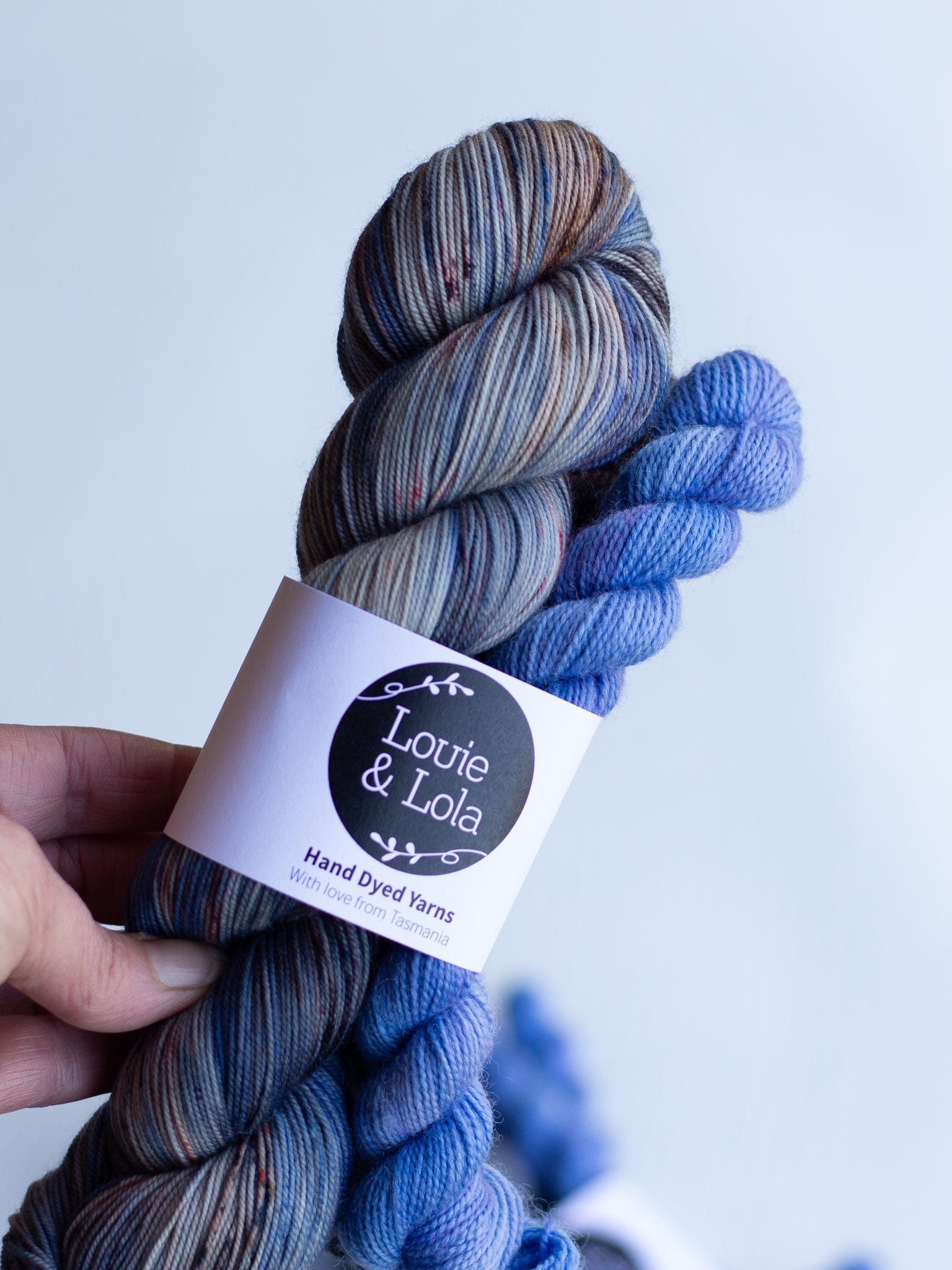 Louie & Lola Yarns Yarn Club Flock & Feather Yarn of the Month - April 2025 - Blue Breese Rooster