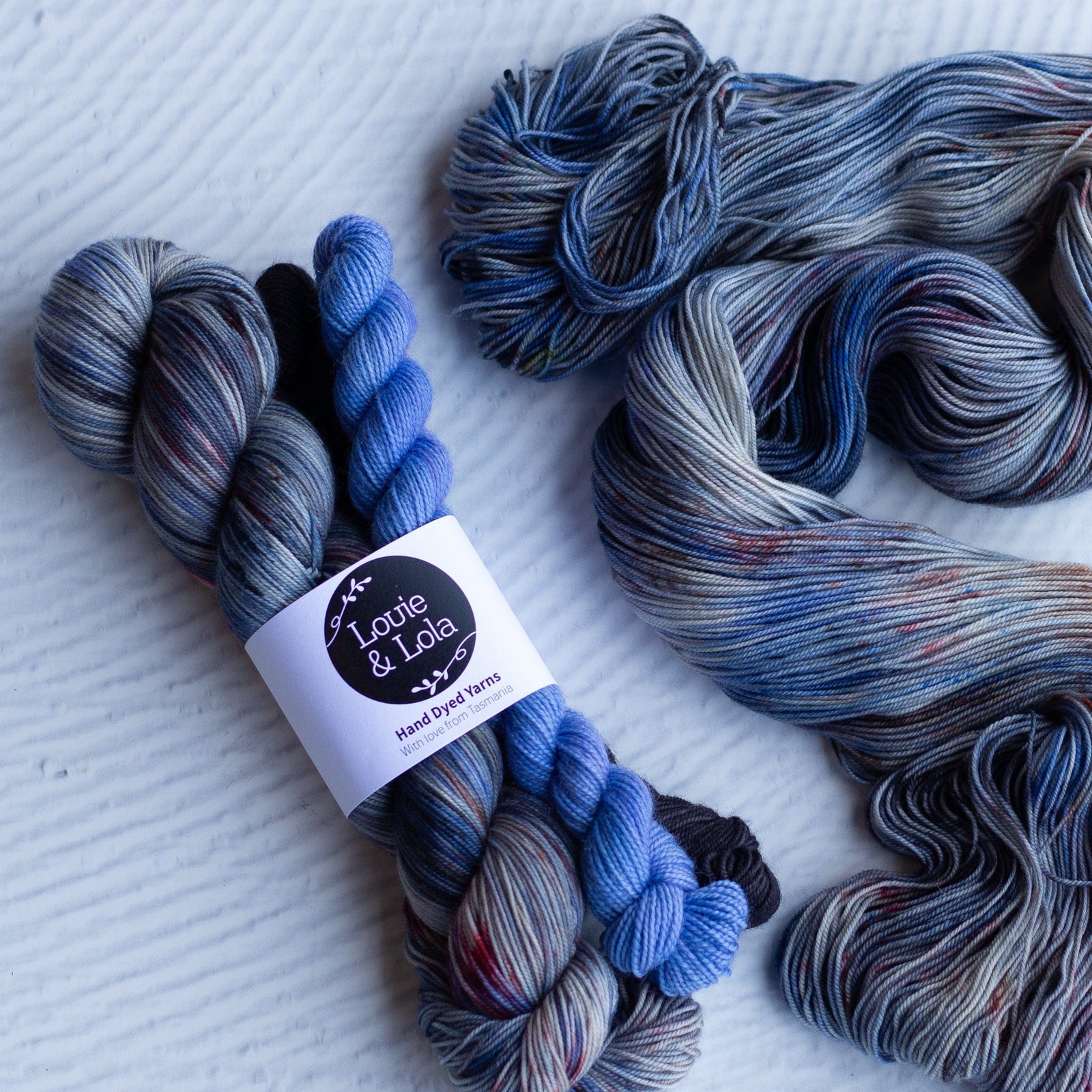Louie & Lola Yarns Yarn Club Flock & Feather Yarn of the Month - April 2025 - Blue Breese Rooster