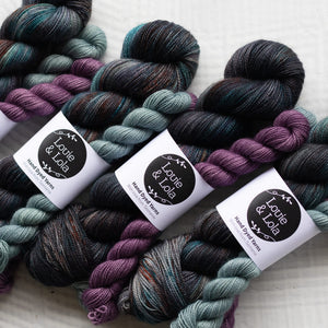 Louie & Lola Yarns Yarn Club Flock & Feather Yarn of the Month - April 2026 - Blue Andalusian Rooster