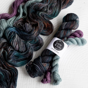 Louie & Lola Yarns Yarn Club Flock & Feather Yarn of the Month - April 2026 - Blue Andalusian Rooster
