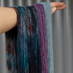 Louie & Lola Yarns Yarn Club Flock & Feather Yarn of the Month - April 2026 - Blue Andalusian Rooster