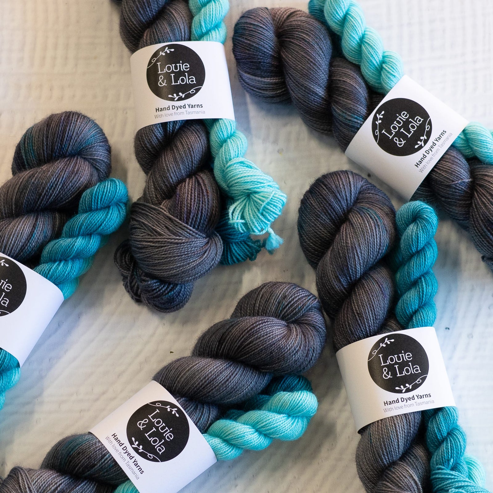 Louie & Lola Yarns Yarn Club Flock & Feather Yarn of the Month - August 2026 - Sapphire Blue Plymouth Rock