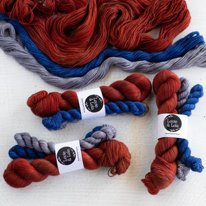 Louie & Lola Yarns Yarn Club Flock & Feather Yarn of the Month - February 2026 - Rhode Island Red