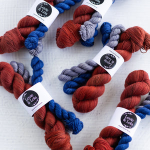 Louie & Lola Yarns Yarn Club Flock & Feather Yarn of the Month - February 2026 - Rhode Island Red