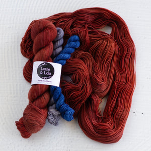 Louie & Lola Yarns Yarn Club Flock & Feather Yarn of the Month - February 2026 - Rhode Island Red