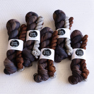 Louie & Lola Yarns Yarn Club Flock & Feather Yarn of the Month - January 2026 - Chocolate Orpington