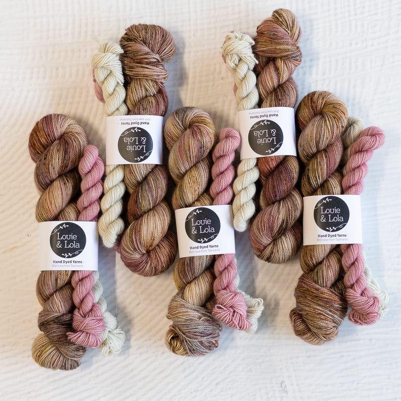 Louie & Lola Yarns Yarn Club Flock & Feather Yarn of the Month - July 2026 - Partridge Silkie Hen