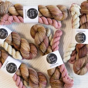 Louie & Lola Yarns Yarn Club Flock & Feather Yarn of the Month - July 2026 - Partridge Silkie Hen