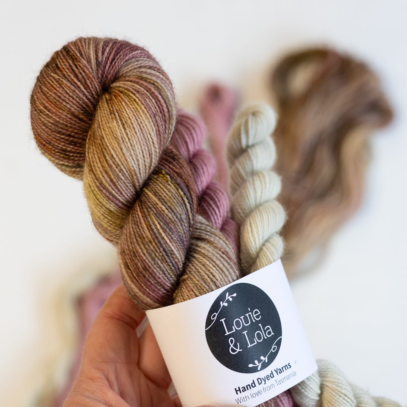 Louie & Lola Yarns Yarn Club Flock & Feather Yarn of the Month - July 2026 - Partridge Silkie Hen