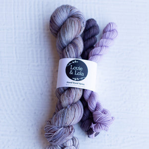 Louie & Lola Yarns Yarn Club Flock & Feather Yarn of the Month - June 2025 - Lavender Silkie Hen