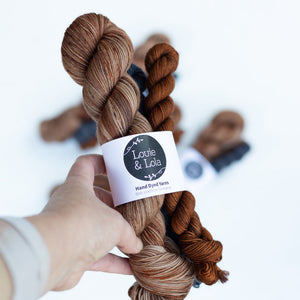 Louie & Lola Yarns Yarn Club Flock & Feather Yarn of the Month - June 2026 - Silver Duckwing Welsummer