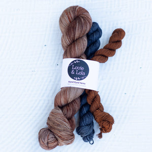 Louie & Lola Yarns Yarn Club Flock & Feather Yarn of the Month - June 2026 - Silver Duckwing Welsummer