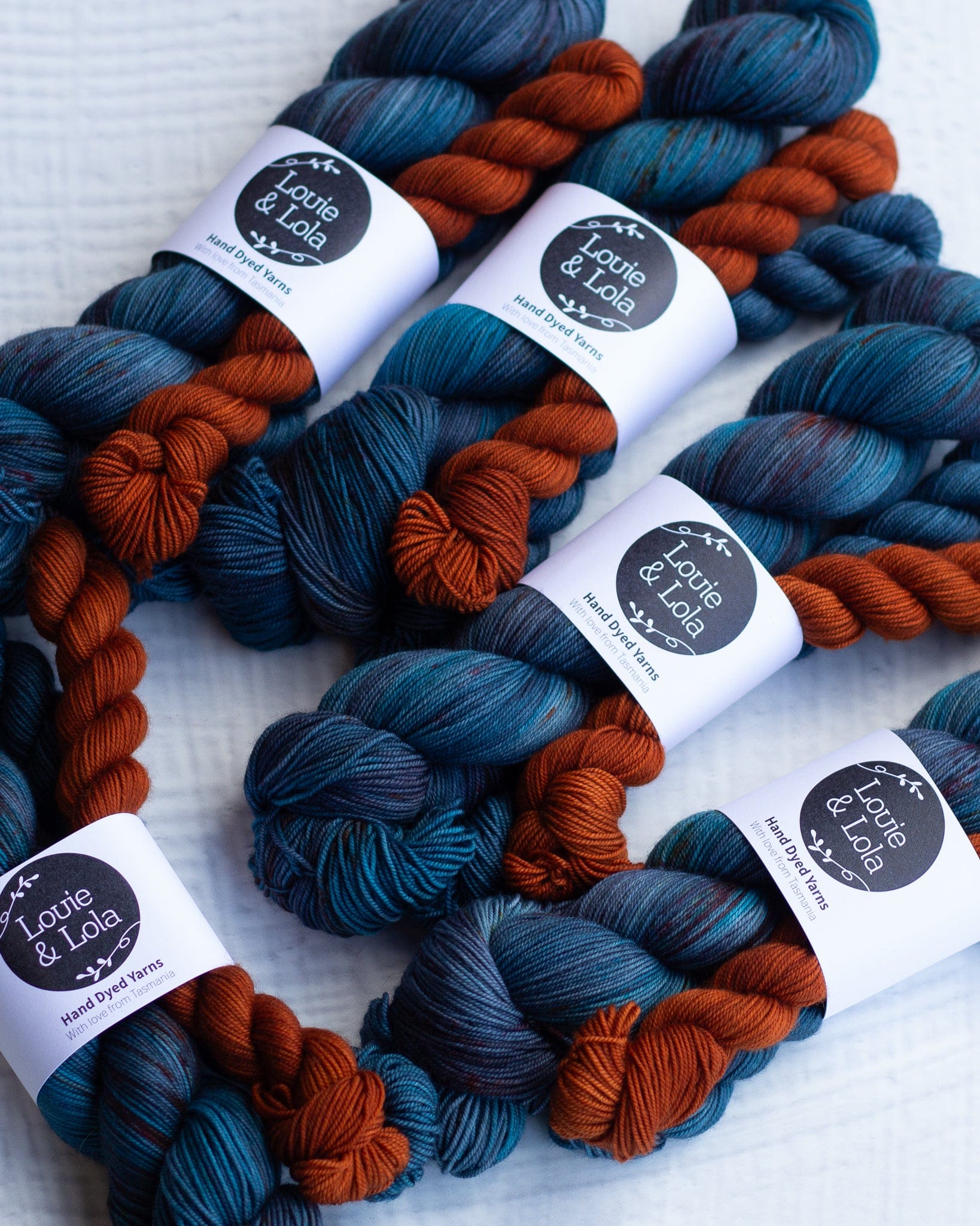 Louie & Lola Yarns Yarn Club Flock & Feather Yarn of the Month - March 2025 - Black Copper Maran