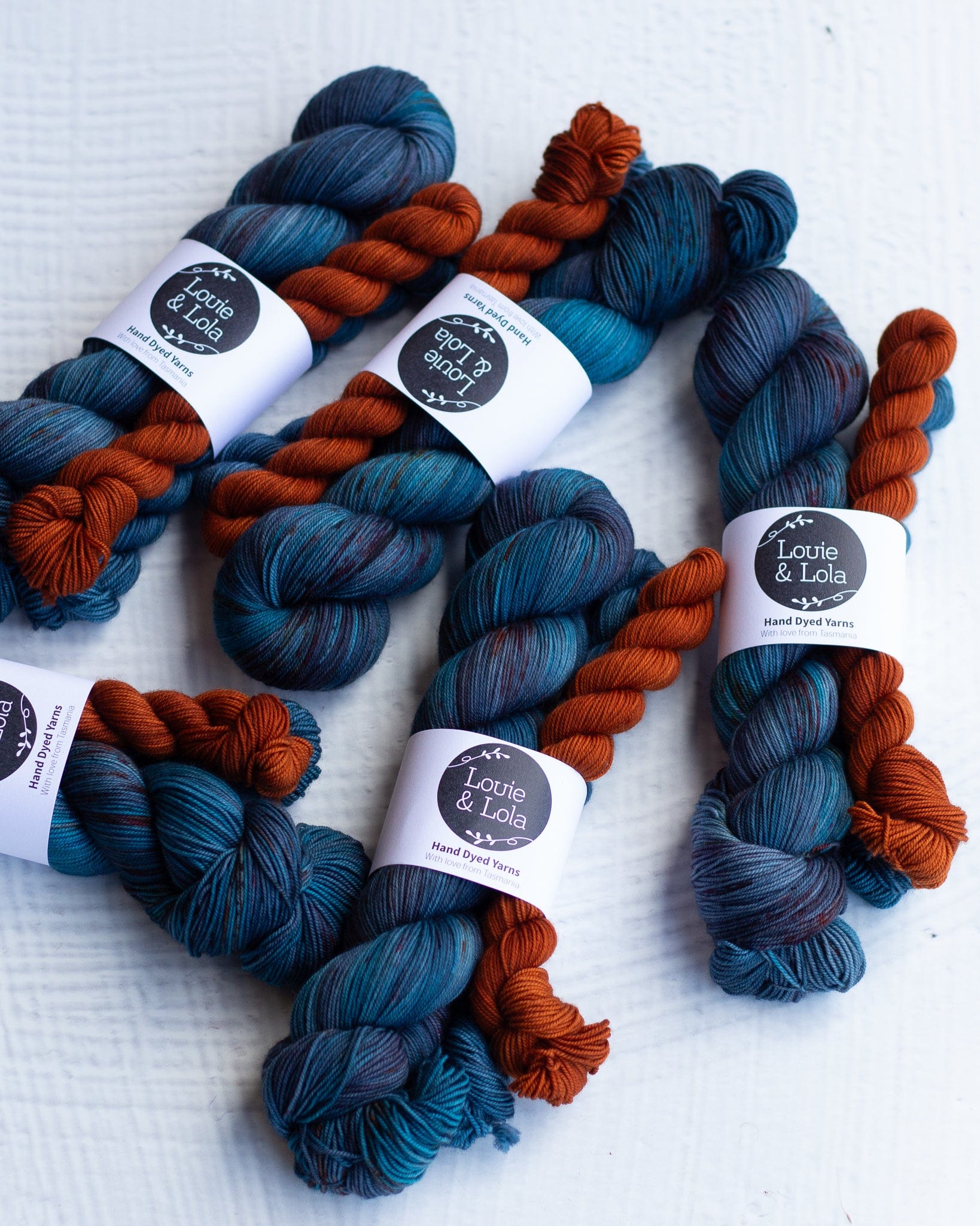 Louie & Lola Yarns Yarn Club Flock & Feather Yarn of the Month - March 2025 - Black Copper Maran