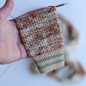 Louie & Lola Yarns Yarn Club Flock & Feather Yarn of the Month - May 2025 - Buff Laced Polish Hen