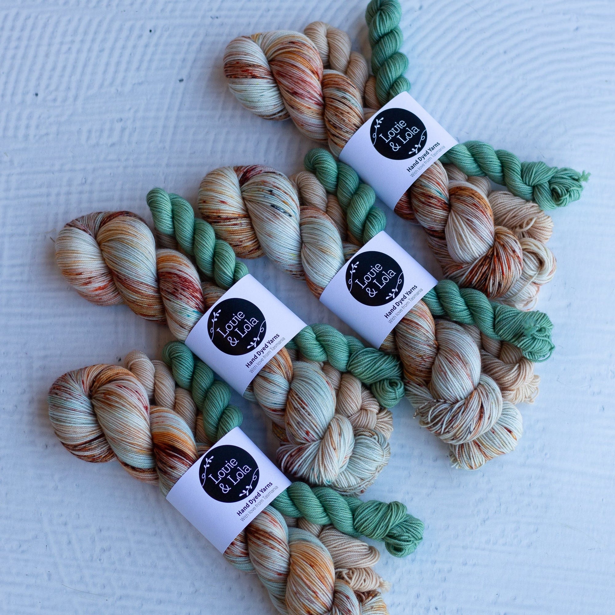 Louie & Lola Yarns Yarn Club Flock & Feather Yarn of the Month - May 2025 - Buff Laced Polish Hen