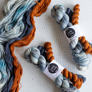 Louie & Lola Yarns Yarn Club Flock & Feather Yarn of the Month - November 2025 - Silver Spangled Hamburg Rooster